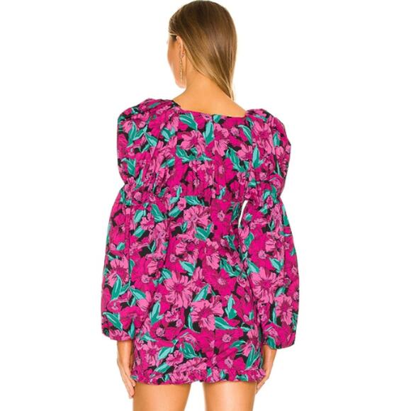 Lovers & Friends Moss Mini Dress in Tatjana Floral NWT Size Small - Picture 3 of 3